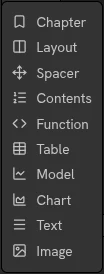 The context menu for adding a new section to a notebook