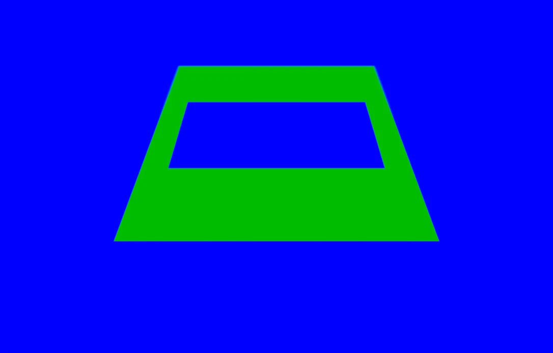 A 2D canvas visualization showing rectangles drawn via the FDK drawing operations