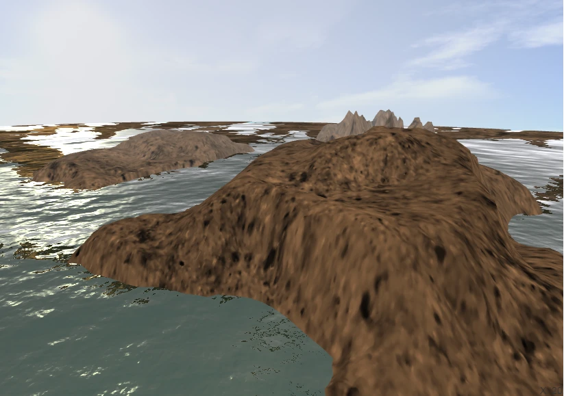 A 3D planet visualization rendered in the Diafunc cockpit